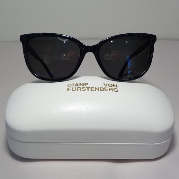 Diane von Furstenberg GLENDA Black New Sunglasses main image 14